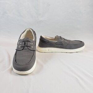 Vionic Skipper Mens Boat Shoes in Gray 10M